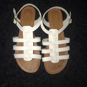 Cute white sandals